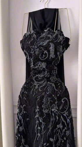 فستان سهره فخم اسود