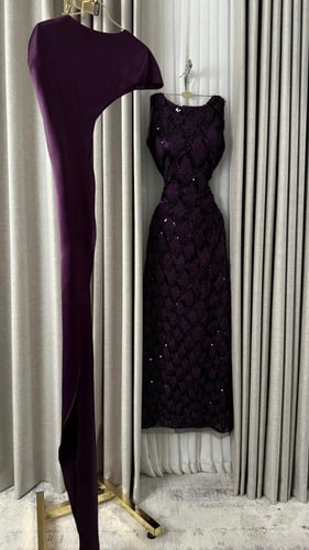 فستان سهره. موف فخم