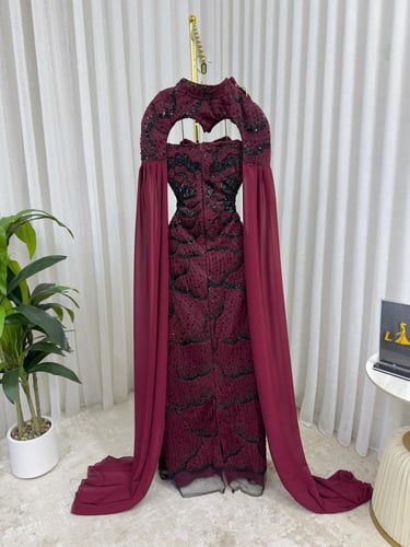 فستان سهره عودي فخم