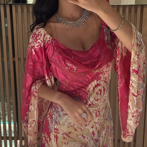 فستان سهره فخم مموه