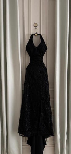 فستان سهره اسود فخم