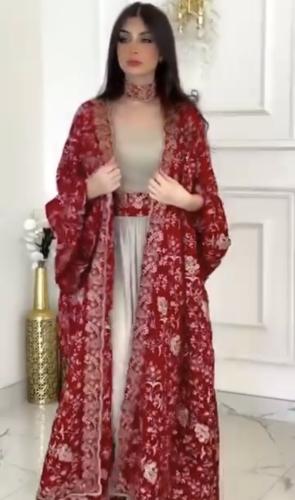 فستان رمضاني قطعتين فخم