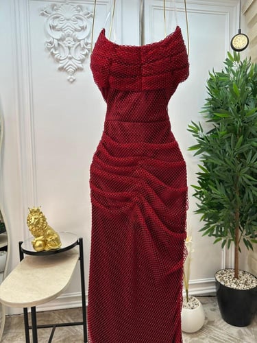 فستان سهره احمر