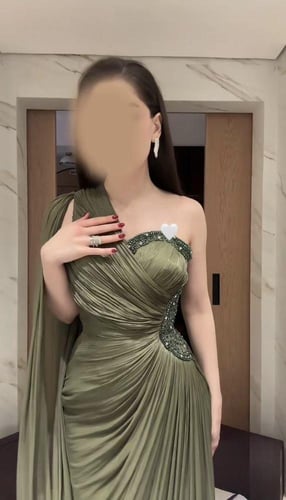 فستان سهره زيتي