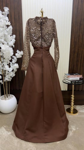 فستان سهره بني راقي