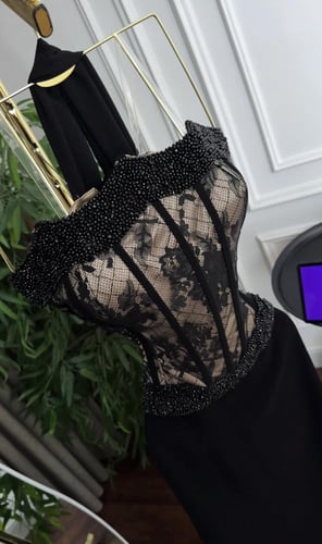 فستان سهره اسود راقي