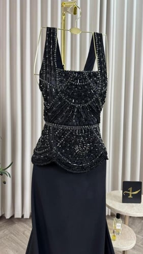 فستان سهره فخم اسود