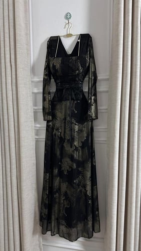 فستان سهره اسود راقي