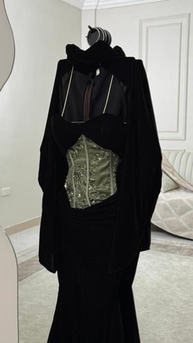 فستان سهره مخمل ناعم