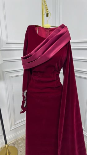 فستان سهره مخمل