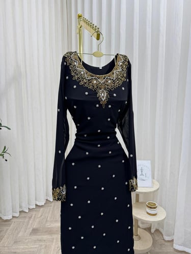 فستان سهره اسود فخم