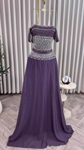 فستان سهره فخم موف