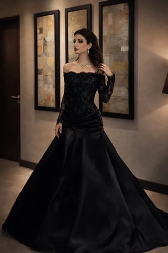 فستان شيرين سهره اسود