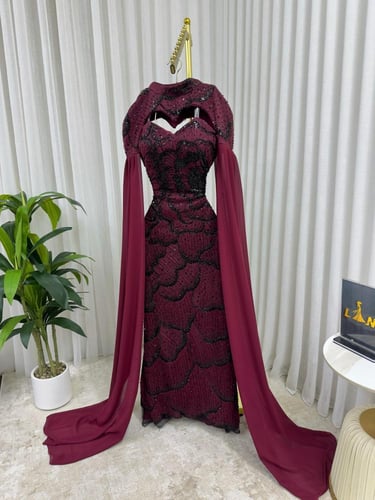 فستان سهره عودي فخم