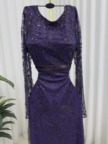 فستان سهره فخم موف