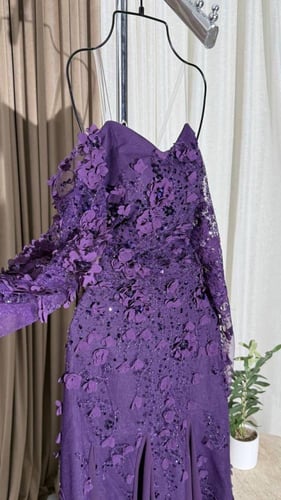 فستان سهره فخم موف