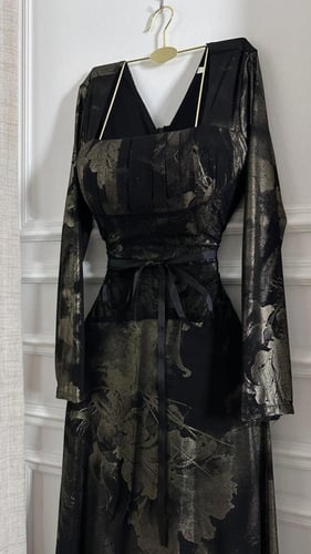 فستان سهره اسود راقي