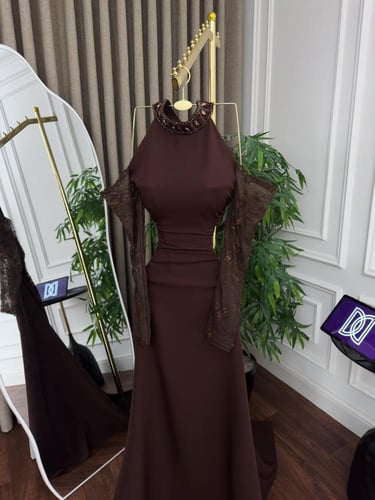 فستان سهره بني راقي