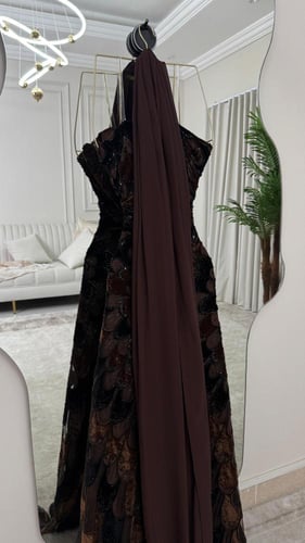 فستان سهره مخمل فخم