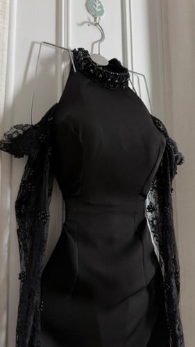 فستان سهره اسود راقي