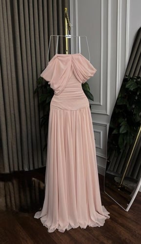 فستان سهره زيتي & ليموني & وردي