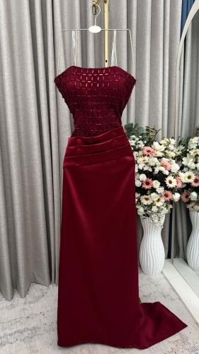 فستان سهره احمر فخم