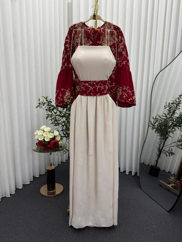 فستان رمضاني قطعتين فخم