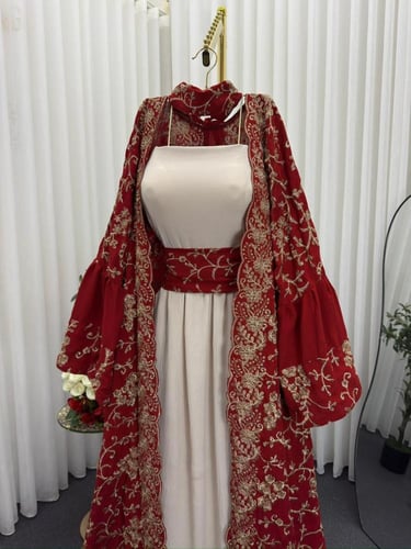 فستان رمضاني قطعتين فخم