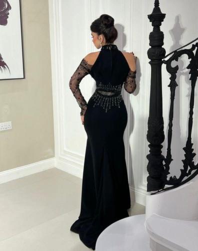 فستان سهره اسود راقي