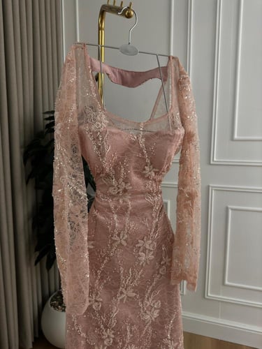 فستان سهره وردي