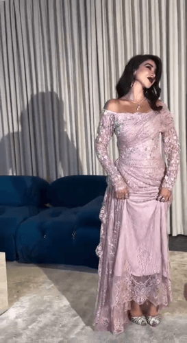 فستان سهره فخم دانتيل