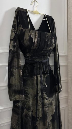 فستان سهره اسود راقي