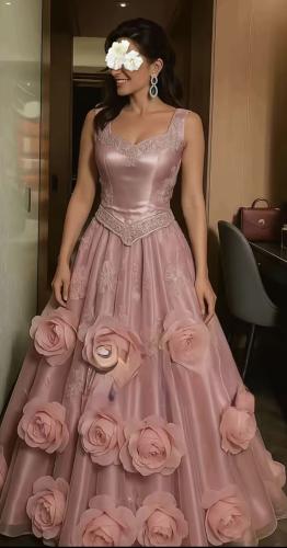 فستان سهره فخم موف