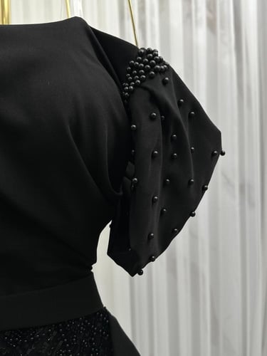 فستان سهره فخم اسود