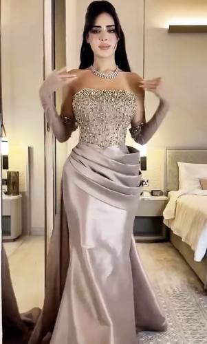 فستان سهره موف فخم