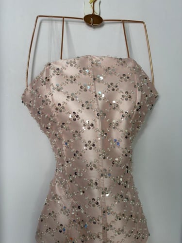 فستان سهره وردي