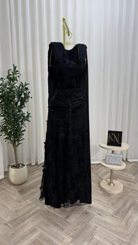 فستان سهره اسود فخم