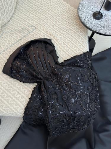 فستان سهره اسود فخم