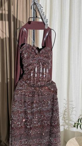 فستان سهره فخم موكا