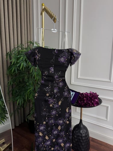 فستان سهره اسود فخم