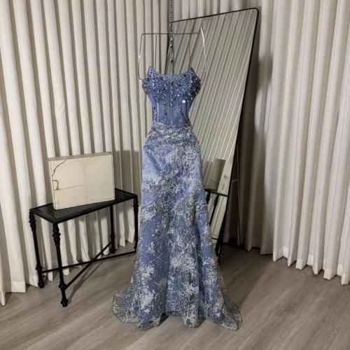 فستان سهره فخم سماوي