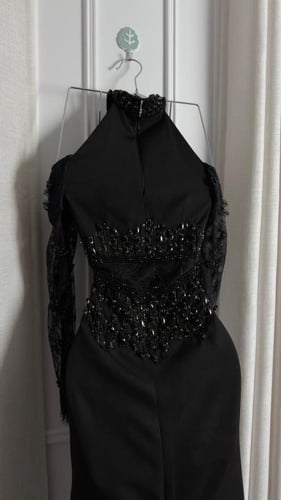 فستان سهره اسود راقي