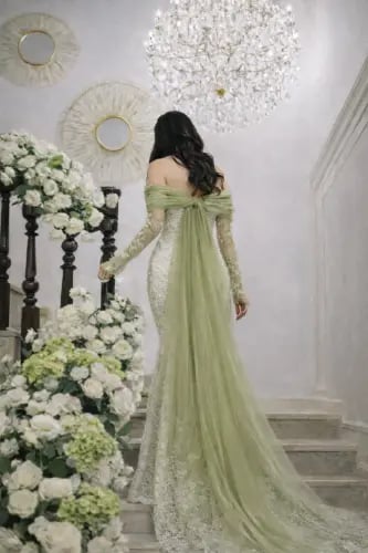 فستان سهره تيفاني فخم