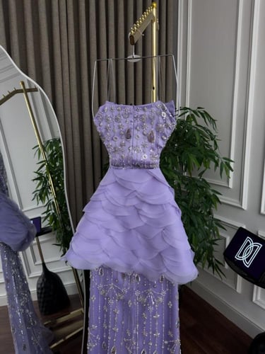 فستان سهره فخم موف