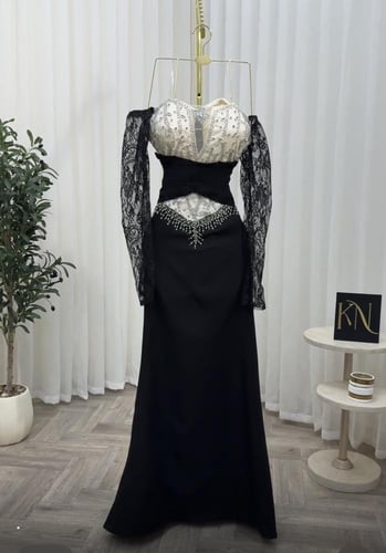 فستان سهره اسود راقي