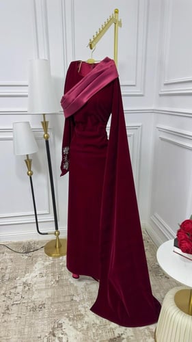 فستان سهره مخمل