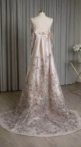 فستان ملكه فخم