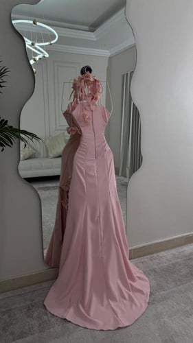 فستان سهره وردي راقي