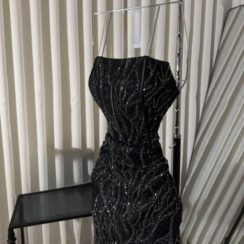 فستان سهره فخم اسود