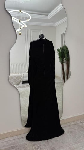 فستان سهره مخمل ناعم